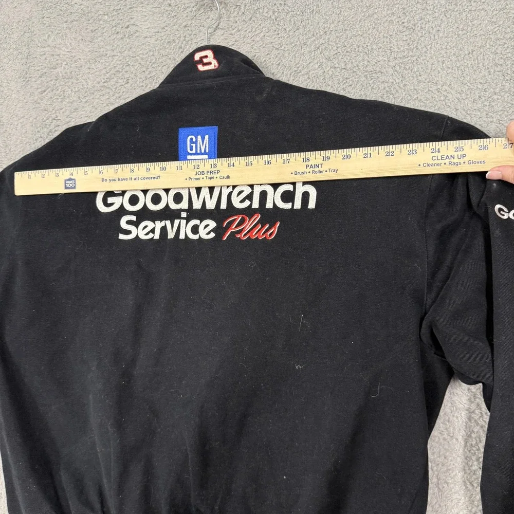 Vintage Dale Earnhardt Goodwrench Service Jacket Mens XL Black NASCAR Chase
